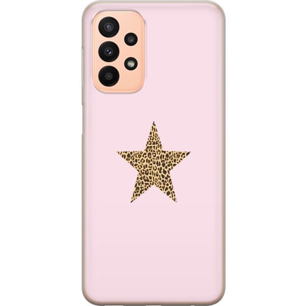 Kompatibelt Mobildeksel til Samsung Galaxy A23 Leopard stjerne