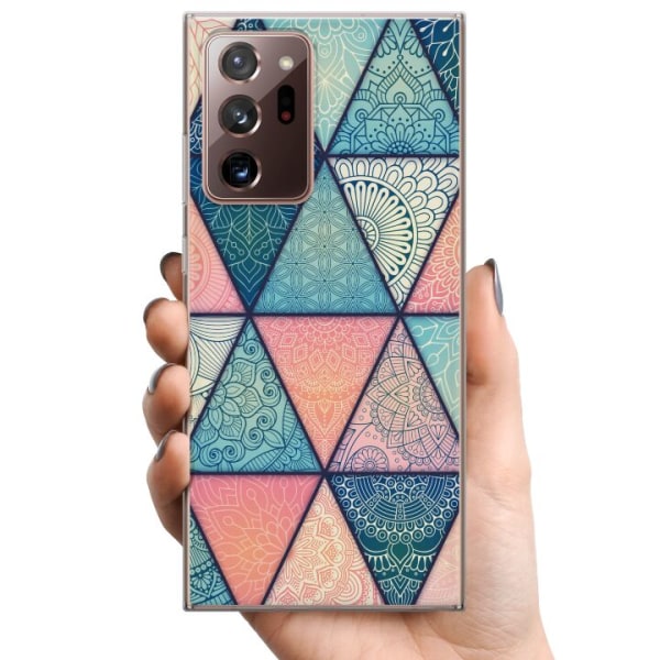 Samsung Galaxy Note20 Ultra TPU Mobildeksel Mandala Triangler