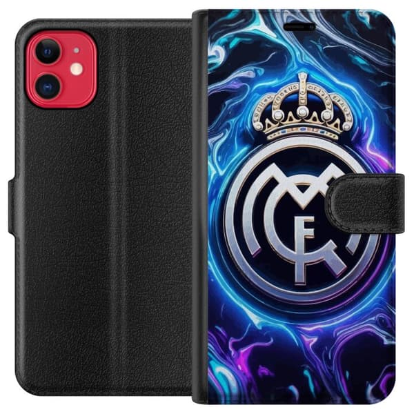Kompatibel Tegnebogsetui til Apple iPhone 11 Real Madrid