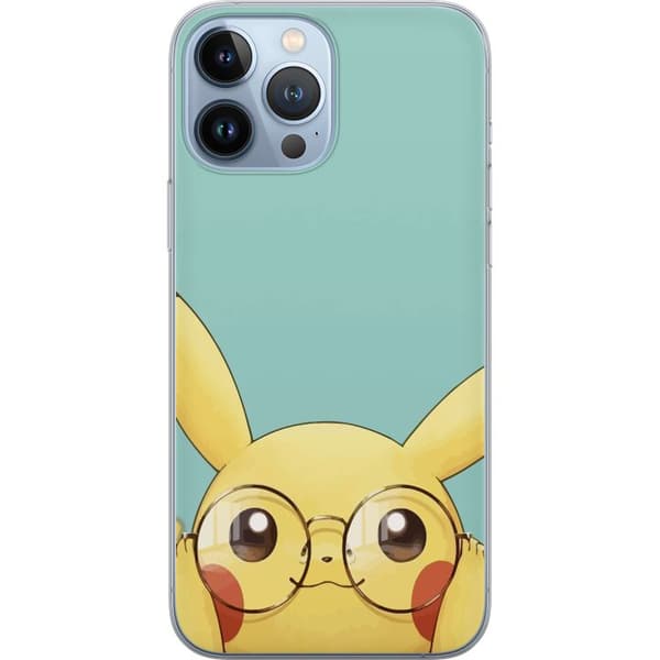 Kompatibel Mobilcover til Apple iPhone 13 Pro Max Pikachu briller