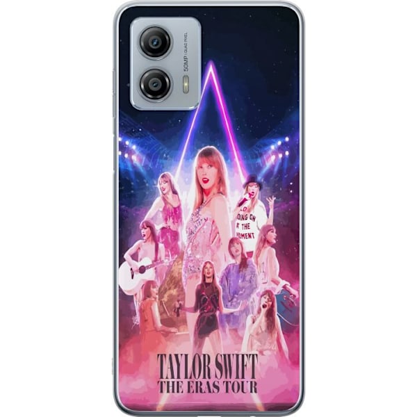 Motorola Moto G53 Gennemsigtig cover Taylor Swift Galaxy Neon