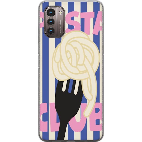 Nokia G21 Gennemsigtig cover Pasta Twirl