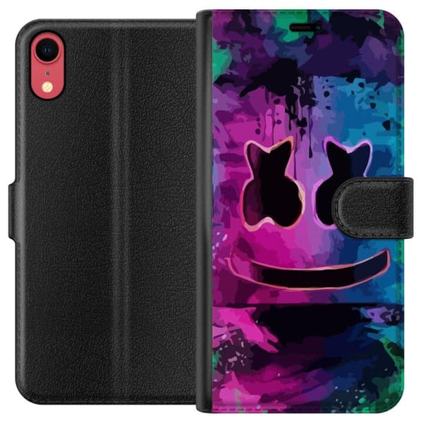 Kompatibel Tegnebogsetui til Apple iPhone XR Marshmello Fortnite