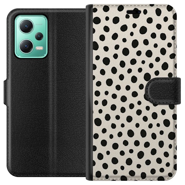 Xiaomi Redmi Note 12 Lompakkokotelo Dot Dance