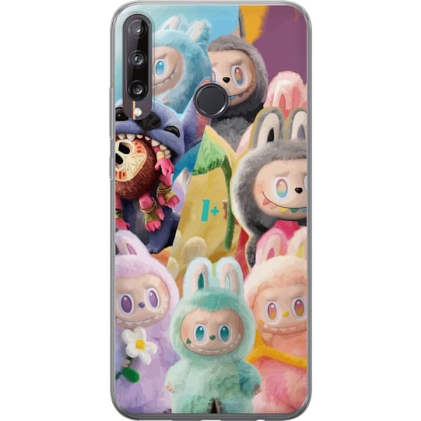 Huawei P40 lite E Läpinäkyvä kuori iso