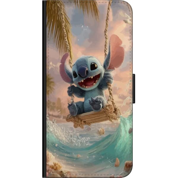 Kompatibelt Lommeboketui til OnePlus 9 Pro Disney Stitch blå alien søt figur samleobjekt
