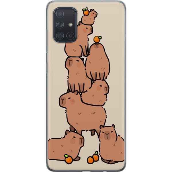 Kompatibelt Mobilskal till Samsung Galaxy A71 Capybara