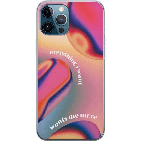 Apple iPhone 12 Pro Max Genomskinligt Skal wants me more