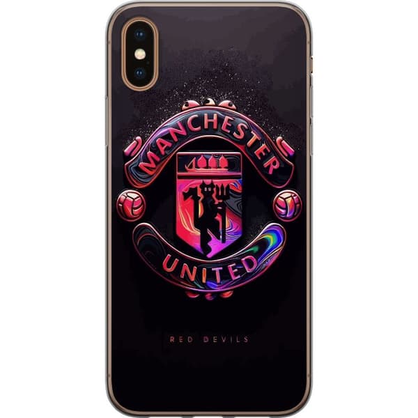Kompatibelt Mobildeksel til Apple iPhone XS Manchester United