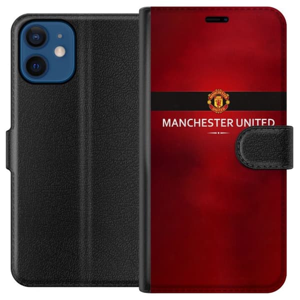 Kompatibelt Plånboksfodral till Apple iPhone 12 Manchester United