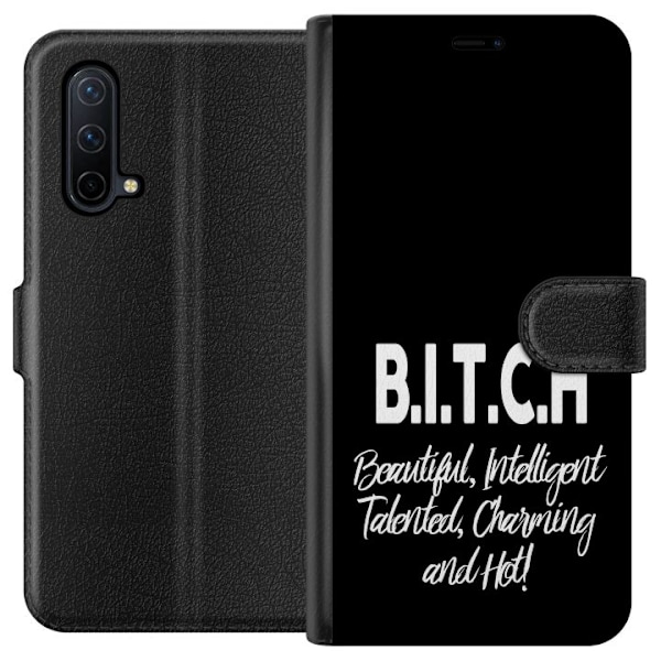 OnePlus Nord CE 5G Lompakkokotelo Teksti
