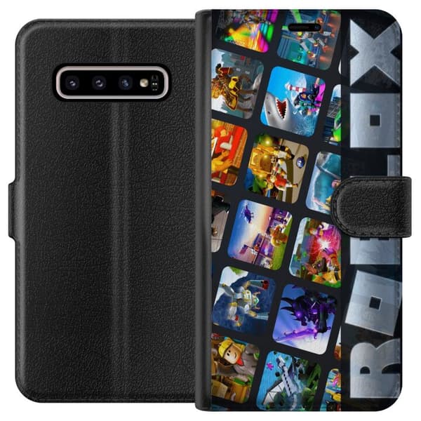 Kompatibelt Lommeboketui til Samsung Galaxy S10+ Roblox