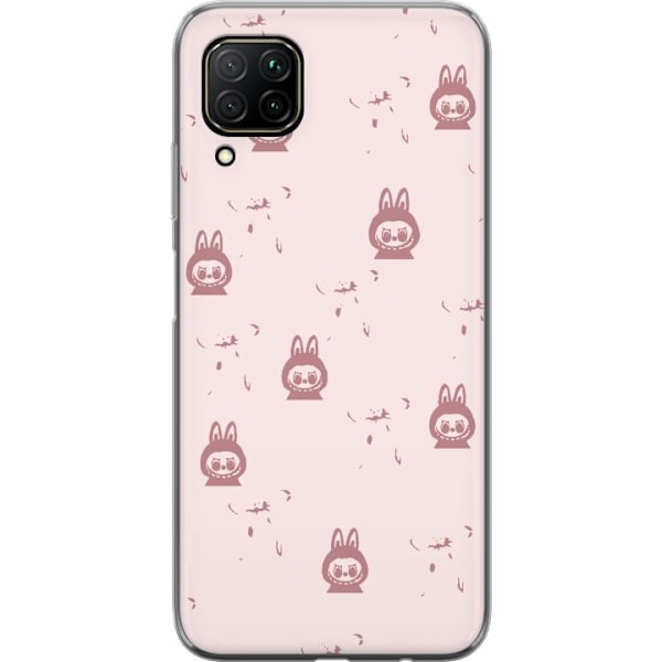 Huawei P40 lite Läpinäkyvä kuori Labubu Neon Pop - Neonvär