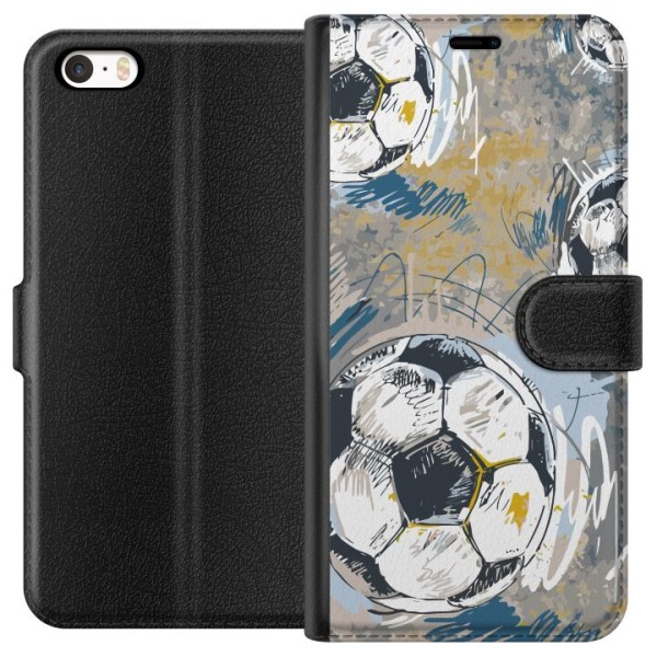 Apple iPhone 5 Lommeboketui Fotball