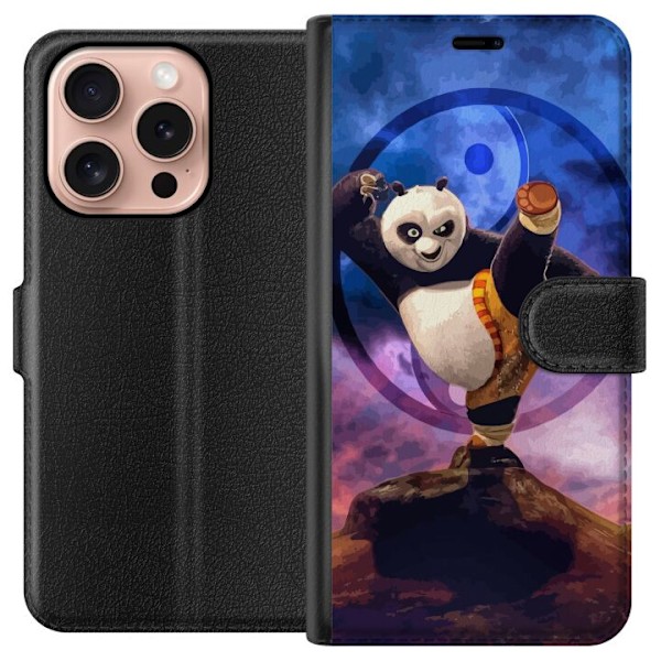 Apple iPhone 16 Pro Tegnebogsetui Kung Fu Panda