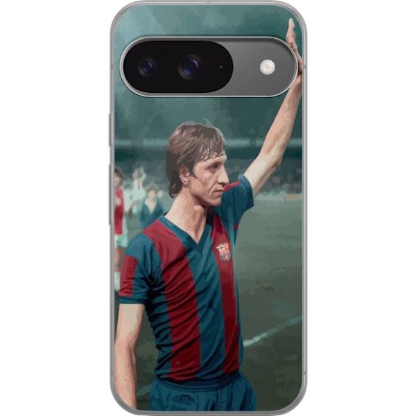 Google Pixel 9 Pro Genomskinligt Skal Cruijff (FC Barcelona)