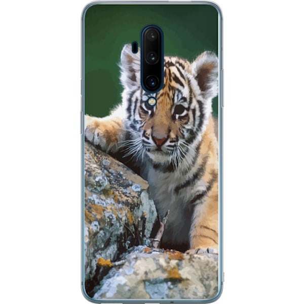 OnePlus 7T Pro Gjennomsiktig deksel Tiger