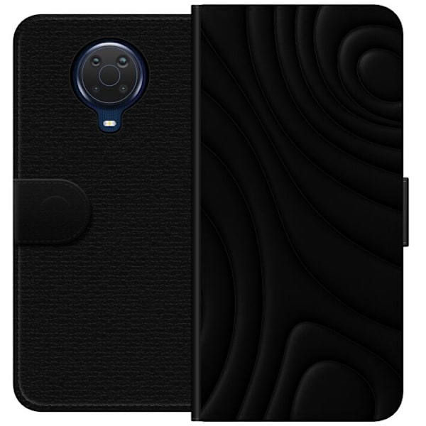 Nokia G20 Plånboksfodral Black Waves
