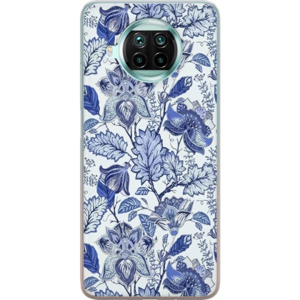 Xiaomi Mi 10T Lite 5G Gjennomsiktig deksel Blomster Blå...