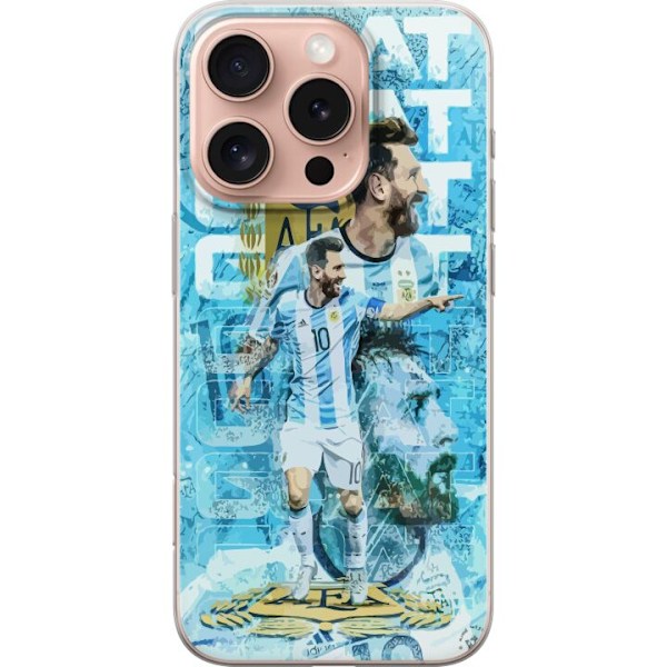 Apple iPhone 16 Pro Läpinäkyvä kuori Messi