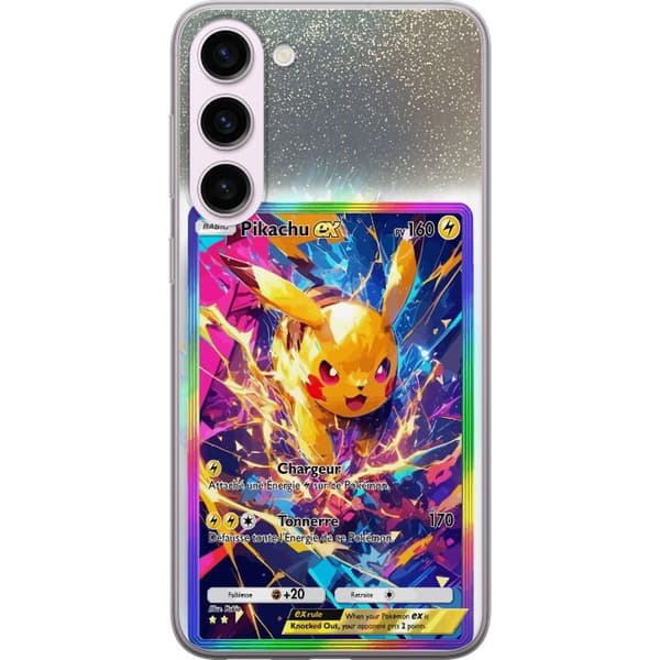 Kompatibelt Mobildeksel til Samsung Galaxy S23+ Pikachu gul