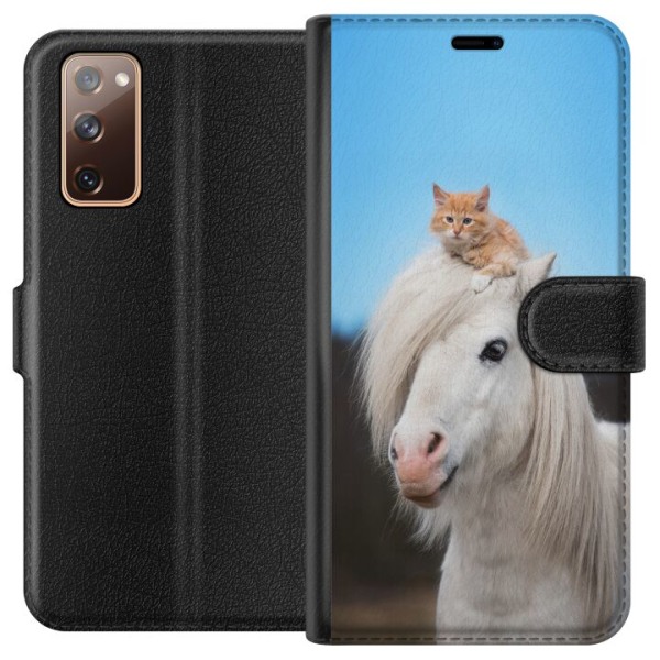 Samsung Galaxy S20 FE Lommeboketui Hest & Katt