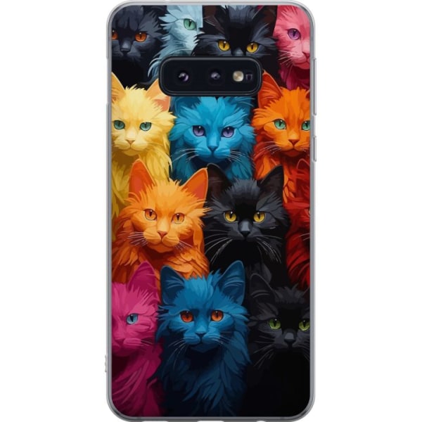 Samsung Galaxy S10e Gjennomsiktig deksel Katter