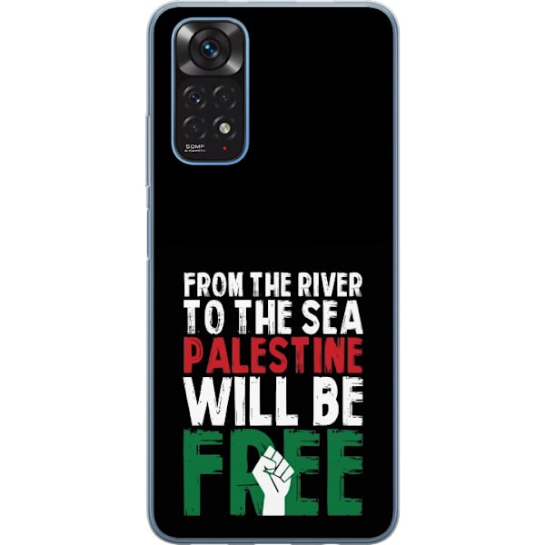 Xiaomi Redmi Note 11 Gjennomsiktig deksel Fri Palestina