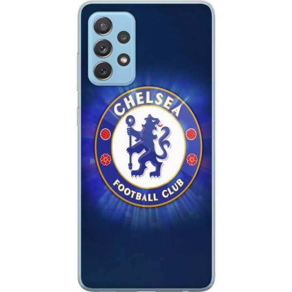 Samsung Galaxy A52 5G Gennemsigtig cover Chelsea Fodbold