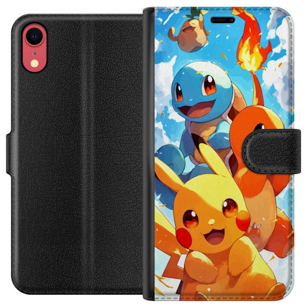 Apple iPhone XR Lompakkokotelo Pocket Creatures - innoittanut