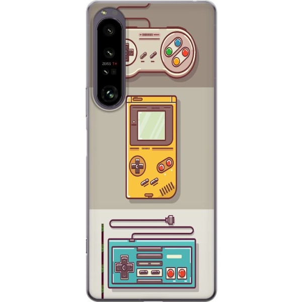 Sony Xperia 1 IV Läpinäkyvä kuori Nintendo Retro