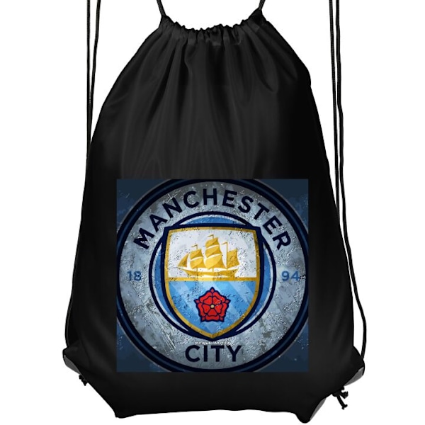 Gympapåse | Lätt Träningsväska för Vuxna Manchester City FC svart Vuxen