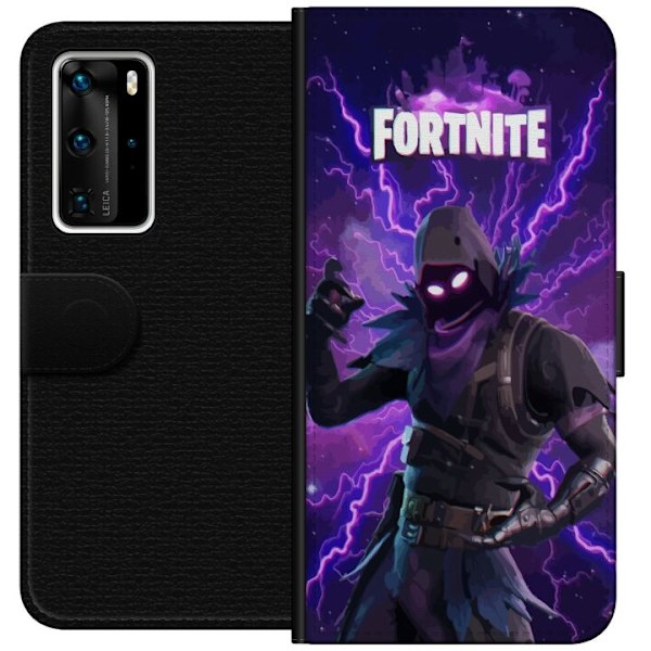 Huawei P40 Pro Plånboksfodral Fortnite Raven – Mörk Strids