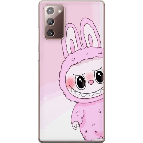 Samsung Galaxy Note20 Genomskinligt Skal Labubu Bunny Series