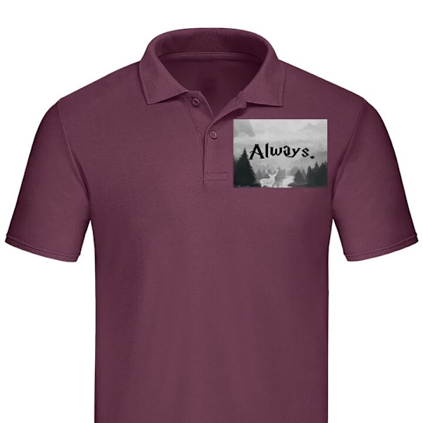 Poloshirt til Voksen | Elegant Poloshirt Harry Potter Altid Bordeaux XX-Large