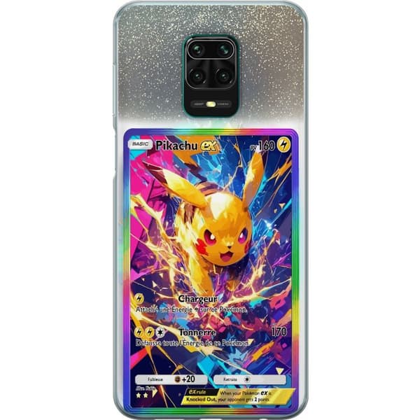 Kompatibel Mobilcover til Xiaomi Redmi Note 9 Pro Pikachu gul