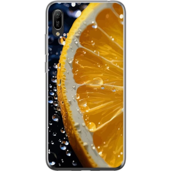 Huawei Y6 Pro (2019) Genomskinligt Skal Apelsin