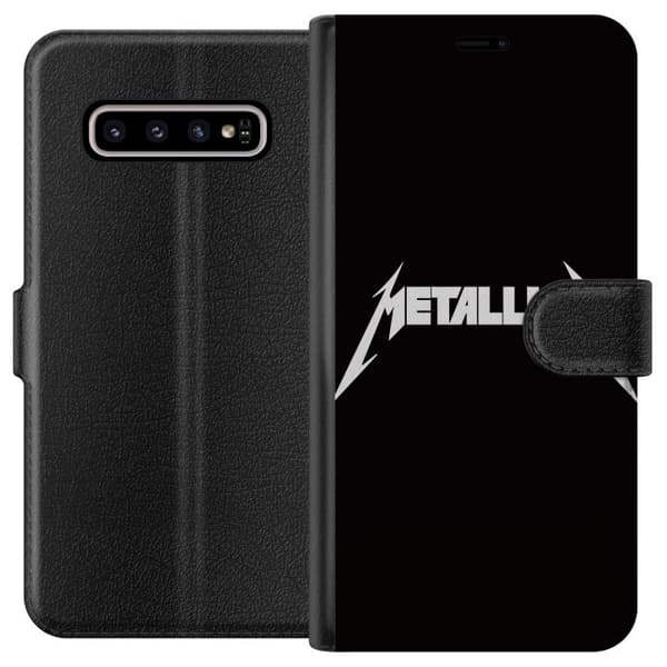 Kompatibelt Lommeboketui til Samsung Galaxy S10+ Metallica