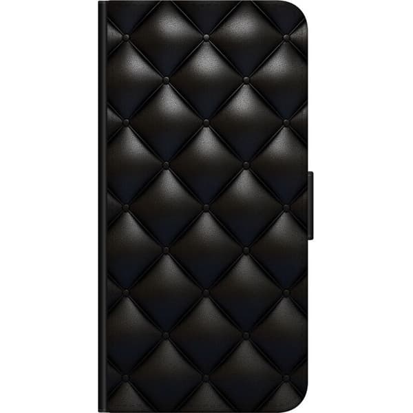 Kompatibel Tegnebogsetui til Samsung Galaxy A20s Læder Sort
