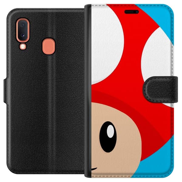 Kompatibelt Plånboksfodral till Samsung Galaxy A20e Toad