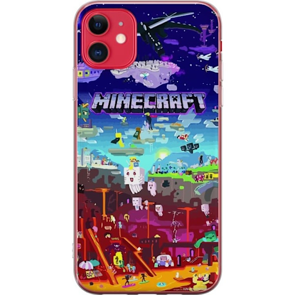 Apple iPhone 11 Läpinäkyvä kuori MineCraft