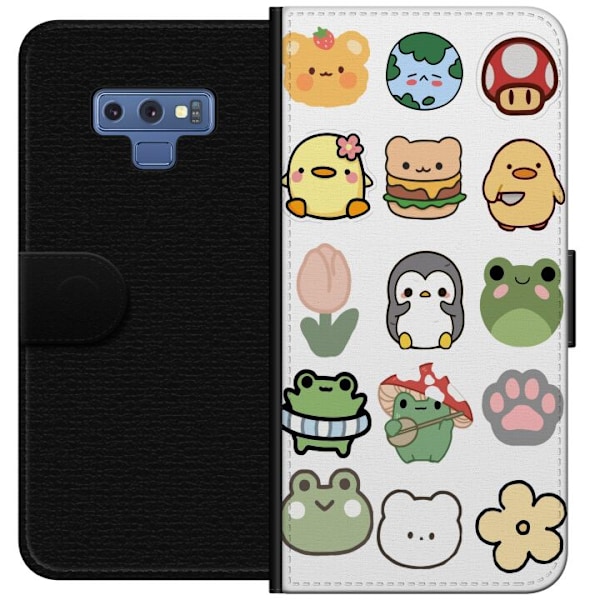 Samsung Galaxy Note9 Tegnebogsetui Kawaii Friends