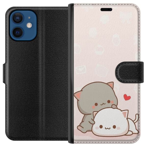 Kompatibel Tegnebogsetui til Apple iPhone 12 mini Kawaii