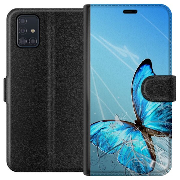 Samsung Galaxy A51 Lompakkokotelo Perhonen