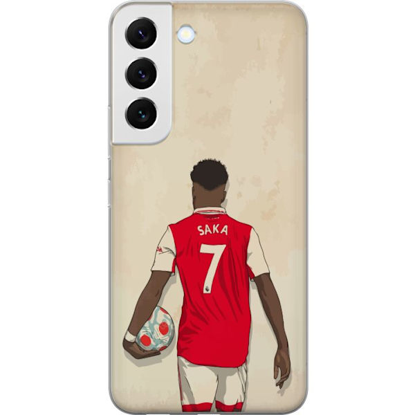 Samsung Galaxy S22+ 5G Läpinäkyvä kuori Arsenal FC Jalkapallo Arsenal FC Motiivi Pelaaja Premier League Englanti Suosittu Urheilulaji Jalkapallotä