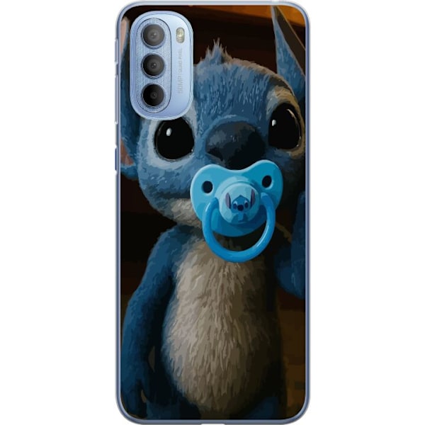 Motorola Moto G31 Läpinäkyvä kuori Stitch & Napp - vauvatee