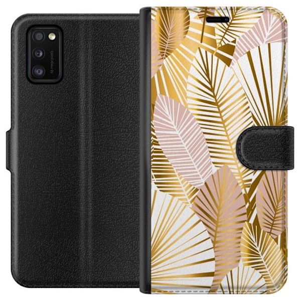 Samsung Galaxy A41 Tegnebogsetui Guld