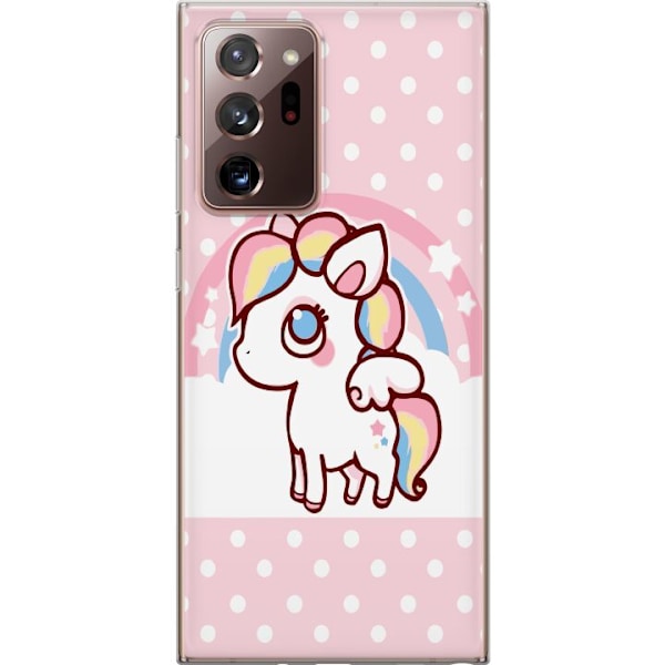 Samsung Galaxy Note20 Ultra Genomskinligt Skal UNICORN