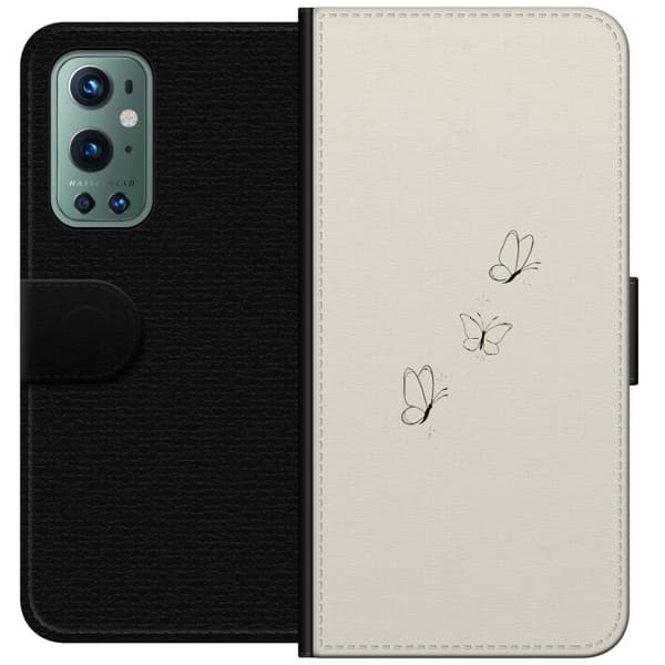 Yhteensopiva Lompakkokotelo OnePlus 9 Pro Perhoset