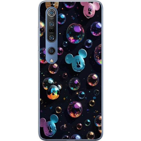 Xiaomi Mi 10 Pro 5G Läpinäkyvä kuori  Mikki Hiiri Disney Kuplat Suunnittelu Hauska Motiivi Suosittu Disney-hahmo Piirrossarja Lasten Klassikko